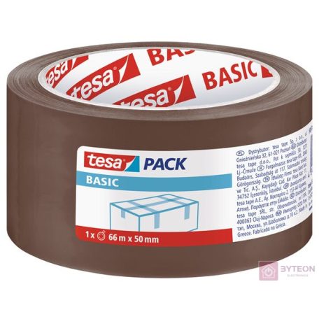 TESA Csomagolószalag, 50 mm x 66 m, TESA "Basic", barna