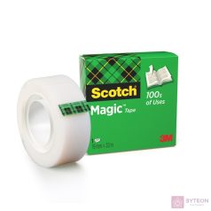   3M SCOTCH Ragasztószalag, 19 mm x 33 m,"Magic Tape 810"