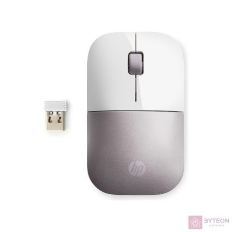 HP Vezeték nélküli Egér Z3700, fehér-rózsaszín