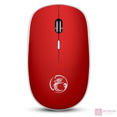   APEDRA Vezeték nélküli egér optikai, G-1600, 1600dpi, USB, Csendes kattintás, Piros