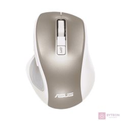   ASUS Vezeték nélküli egér MW202 Fehér-arany - halk kattintás