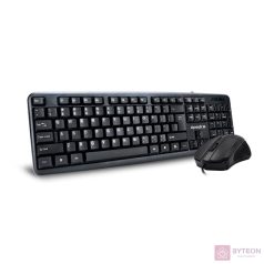   BILL Apedra KM-520 USB vezetékes billentyűzet és egér - Fekete - HU layout
