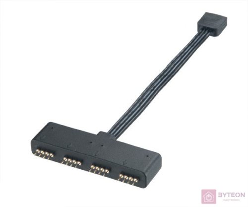 KAB Akasa 4x RGB LED elosztó - AK-CBLD02-10BK