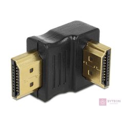   ADA Delock 65073 HDMI apa > HDMI apa 90° lefelé hajlított adapter