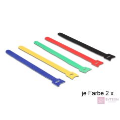   KAB Delock 18636 hurkolható rögzítő 10db/cs - 240x12mm - Színes