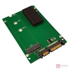   ADA LC Power SATA > M.2 SSD átalakító kártya - LC-ADA-M2-NB-SATA