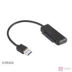   ADA Akasa USB3.1 kábel 2,5" SATA SSD ÉS HDD adapter - 20cm - AK-AU3-07BK