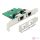 Delock PCI Express Kártya > 2 x Gigabit LAN