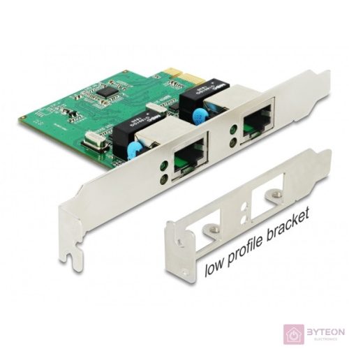 Delock PCI Express Kártya > 2 x Gigabit LAN