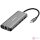 Sandberg USB-C dokkoló ezüst-fehér