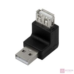 Logilink USB Adapter, USB 2.0 AM to AF, 270° angled