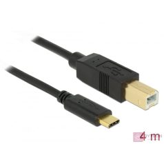 Delock USB 2.0 kábel Type-C a B-típusú 4 m