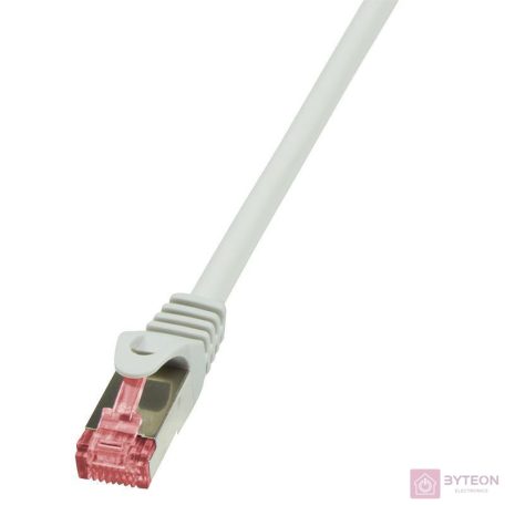Logilink Patch Cable Cat.6 S/FTP grey 15m, PrimeLine
