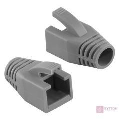 Logilink Modular RJ45 Plug Cable Boot 8mm grey, 50pcs