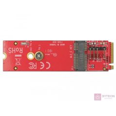   Delock Átalakító M.2 kulcs M apa > M.2 kulcs E csatlakozóhely USB és PCIe modulokhoz