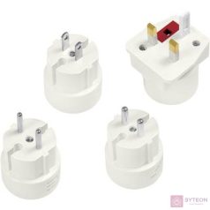 Logilink Travel adapter, 4pcs Set, 2A/250V