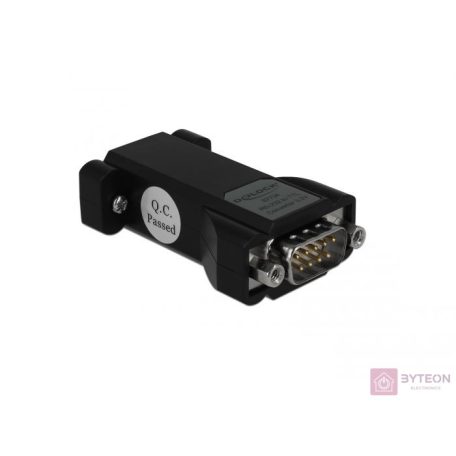Delock Átalakító 1 x soros RS-232 DB9 port anya - 1 x soros LVTTL / LVCMOS 3,3 V DB9-es port apa ESD
