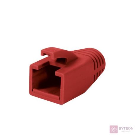 Logilink Modular RJ45 Plug Cable Boot 8mm red, 50pcs