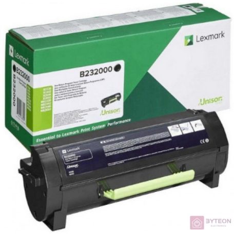 Lexmark B232000 Black Return Program toner fekete