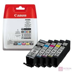   Canon PGI-580/CLI-581 BK/CMYK MULTI PACK BL W/O SECURITY tintapatron 4-color
