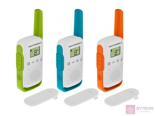 Motorola T42 Triple adó-vevő készülék, (3db)