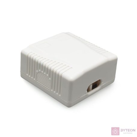 Gembird 2x RJ45 kat. 5e fali aljzat, komplett, fehér