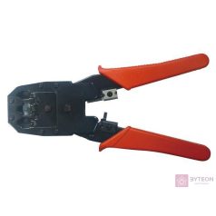 Gembird RJ45, RJ12, RJ11 krimpelőfogó fekete-piros