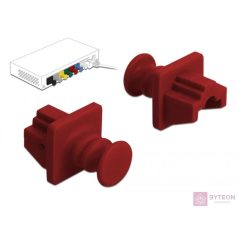 Delock Porvédő az RJ45 hüvely, 10 darab piros