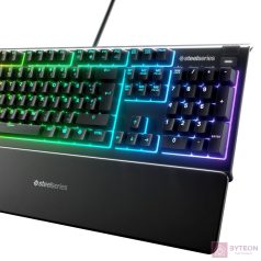   Steelseries Apex 3 USB cseppálló angol gaming billentyűzet fekete