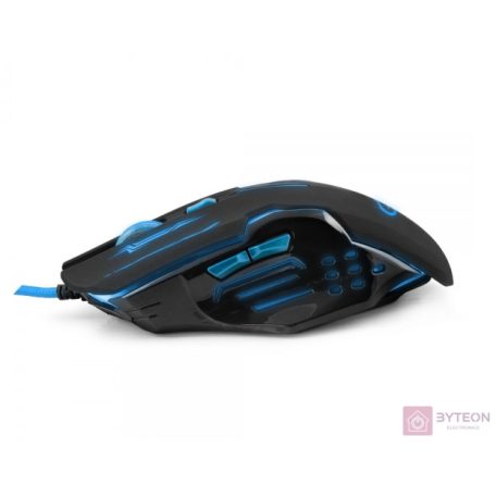 Esperanza MX403 APACHE 6D USB optikai gamer egér, kék