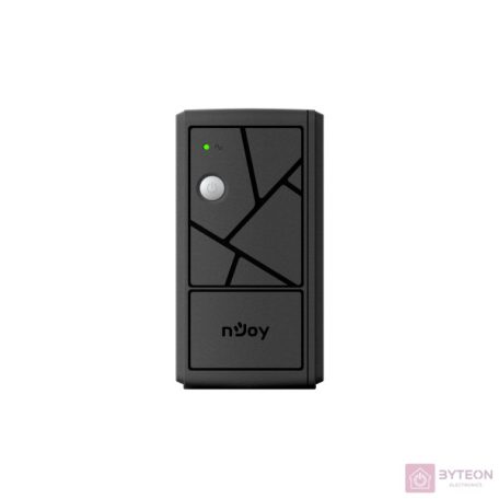 NJOY Szünetmentes  600VA - Keen 600 USB (2 Schuko, line-interaktív, USB menedzsment, RJ11/45 vonalvédelem, fekete)