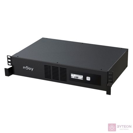 NJOY Szünetmentes 1000VA - Code 1000 (8 IEC C13, line-interaktív, USB menedzsment, szoftver, LCD kijelző, 2U rack)