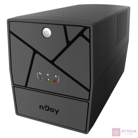 NJOY Szünetmentes  2000VA - Keen 2000 USB (4 Schuko, line-interaktív, USB menedzsment, RJ11/45 vonalvédelem, fekete)