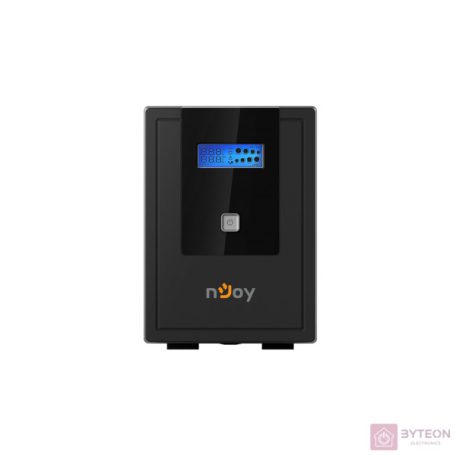 NJOY Szünetmentes  1500VA - Cadu 1500 (2 Schuko, line-interaktív, USB menedzsment, RJ11/45 vonalvédelem(1Gb/s), fekete)