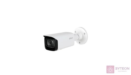 Dahua IP csőkamera - IPC-HFW5241T-ASE (AI; 2MP, 2,8mm, kültéri, H265+, IP67, IR80m,ICR,WDR,SD,PoE,I/O,audio)