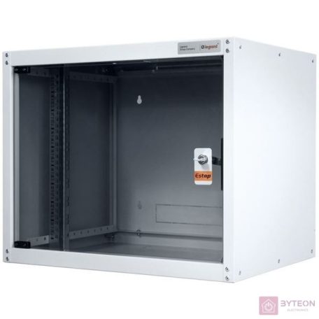 Legrand Rackszekrény - 19" különálló kivitel (20U,600x450x982, szürke,egyrekeszes, üvegajtós, készre szerelt, max.65 kg)