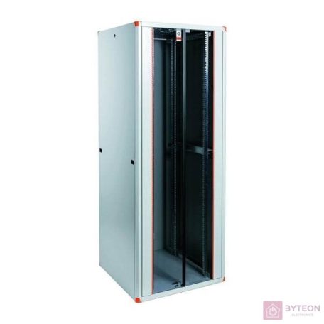 Legrand Rackszekrény - 19" különálló kivitel (42U,800x1000x1997, szürke, dupla üvegajtós, készre szerelt, max.1000 kg)