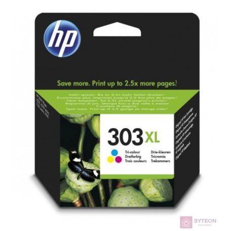 HP 303XL High Yield Tri-color Original Ink Cartridge
