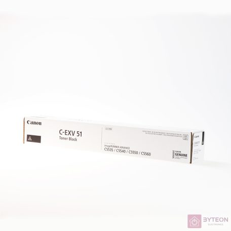 Canon fekete toner C-EXV51 irC5535/irC5535i/irC5540i/irC5550i/irC5560i