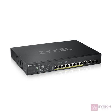 XS1930-12HP, 8-port Multi-Gigabit Smart Managed PoE Switch 375Watt 802.3BT, 2 x
