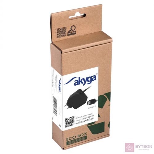 Akyga Tápegység AK-ND-70 20V / 3.00 - 3.25A 65W USB type C