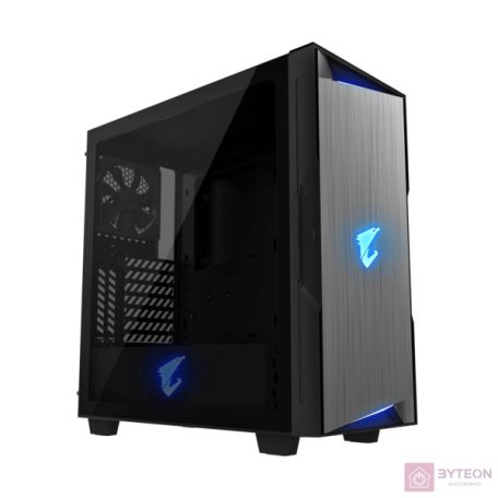 Gigabyte AORUS C300 GLASS Midi Tower Fekete