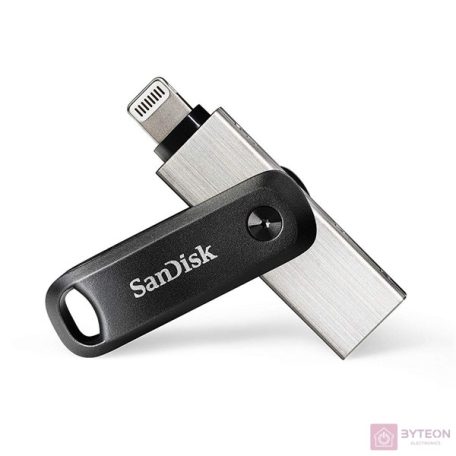 Sandisk iXpand Go 256GB USB 3.0, Lightning szürke-ezüst pendrive