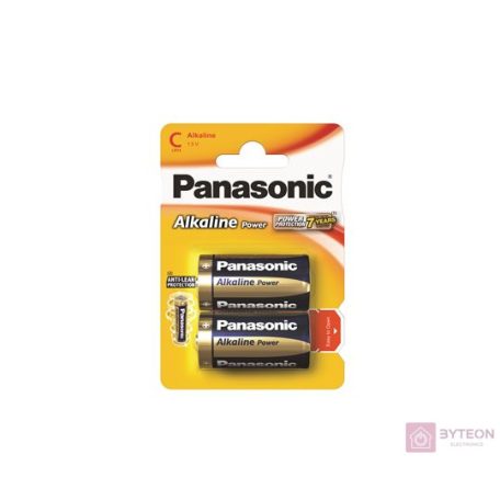 Panasonic 1x2 LR14APB Egyszer használatos elem Lúgos