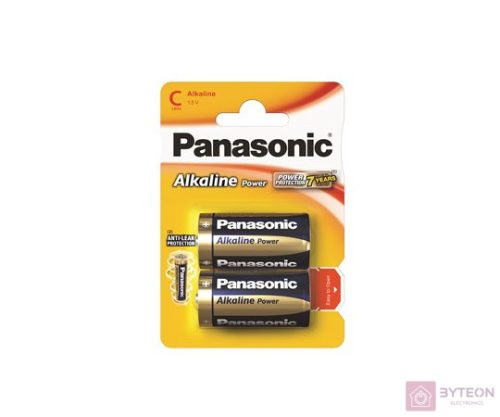 Panasonic 1x2 LR14APB Egyszer használatos elem Lúgos