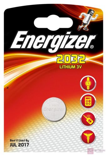 Energizer 628753 háztartási elem Egyszer használatos elem CR2032 Lítium