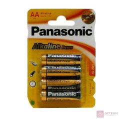 Panasonic 1x4 LR6APB Egyszer használatos elem Lúgos