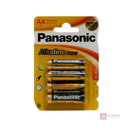 Panasonic 1x4 LR6APB Egyszer használatos elem Lúgos