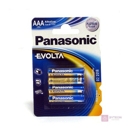 Panasonic Evolta AAA Egyszer használatos elem Lúgos