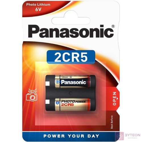 Panasonic 2CR-5L Egyszer használatos elem Lítium